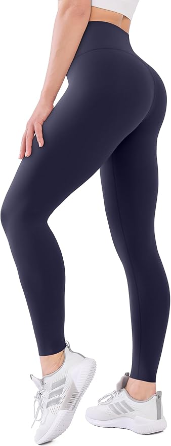 High Waisted Leggings with Pockets for Women Buttery Soft Full Length Capri Workout Yoga Pants