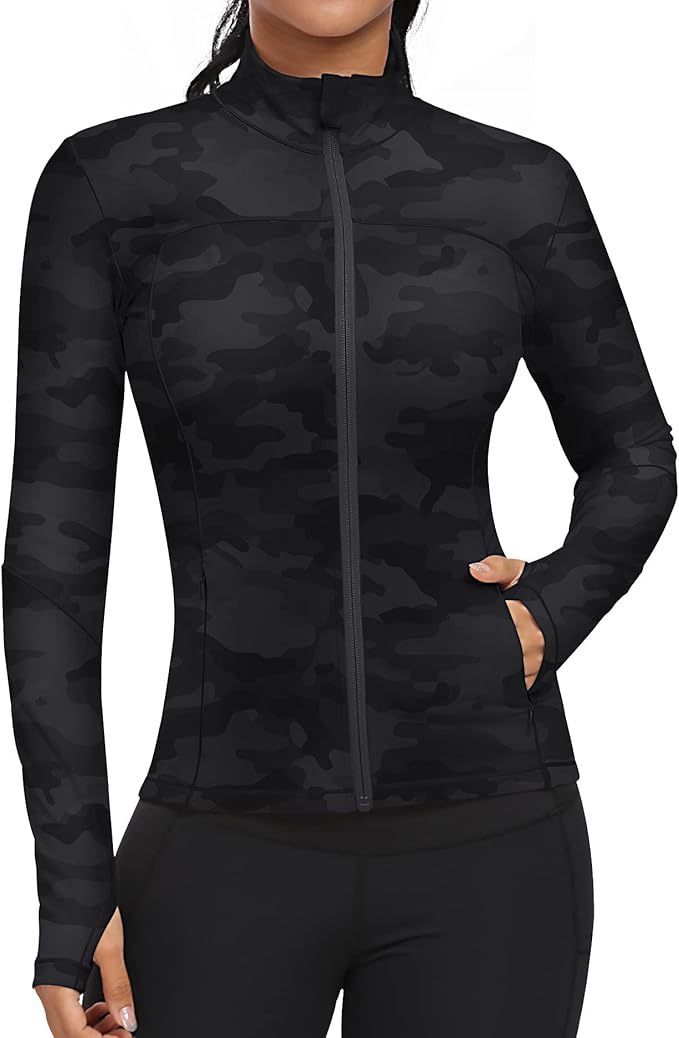 GYM RAINBOW Workout Jackets for Women Athletic Jacket Spring Running Yoga Jackets