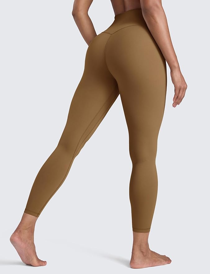 CRZ YOGA Butterlift Workout Leggings 25" - High Waisted Pilates Gym Athletic Womens Yoga Pants Buttery Soft