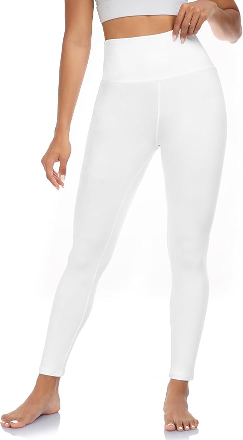 FULLSOFT Buttery Soft Leggings for Women - High Waisted Tummy Control No See Through Workout Yoga Cycling Tights Pants