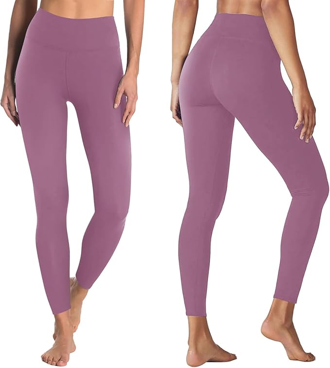 GAYHAY High Waisted Leggings for Women - Soft Opaque Slim Tummy Control Printed Pants for Running Cycling Yoga