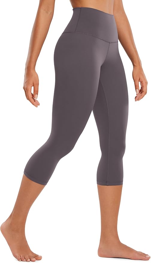CRZ YOGA Butterluxe Yoga Capris Leggings 19'' - High Waisted Workout Buttery Soft Athletic Lounge Womens Crop Pants