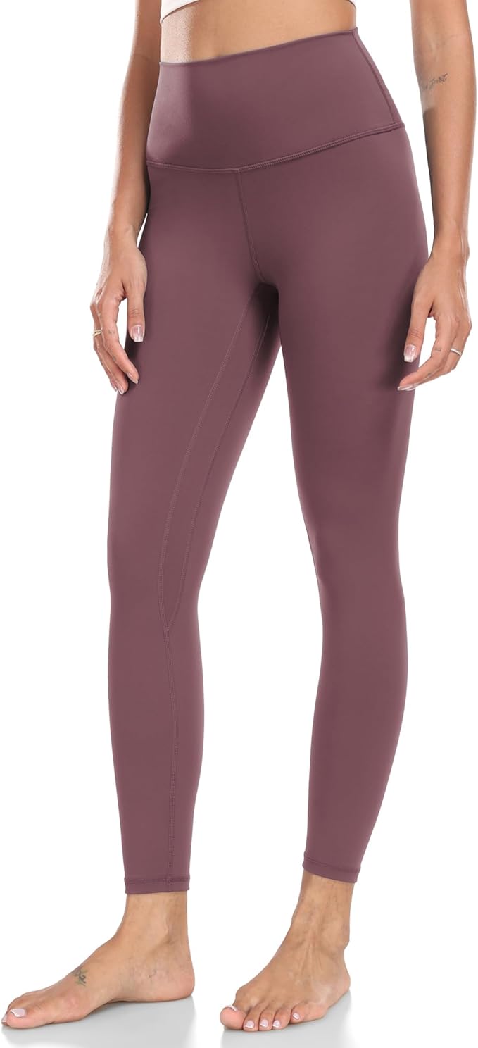 Colorfulkoala Women's High Waisted Tummy Control Workout Leggings 7/8 Length Ultra Soft Yoga Pants 25"