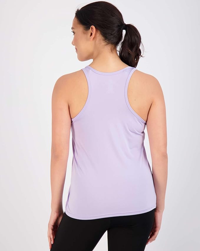 Real Essentials 5 Pack: Women's Racerback Tank Top Dry-Fit Athletic Performance Yoga Activewear (Available in Plus Size)