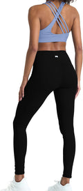 POPSUGAR 2 Piece Workout Sets for women, High Waist Leggings and Sports Bra Yoga Set Matching Gym Pilates Running Work Outfit