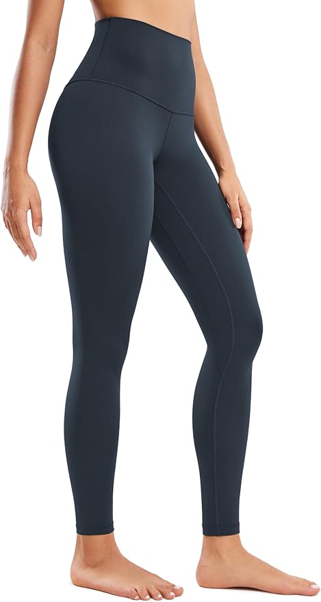 CRZ YOGA Butterluxe Super High Waist Leggings 28" - Full Length Buttery Soft Womens Yoga Pants Over Belly