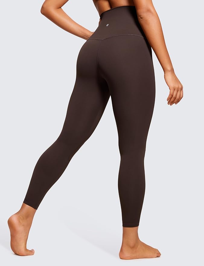 CRZ YOGA Butterluxe Super High Waist Leggings 25"- Buttery Soft Womens Yoga Pants Workout Over Belly