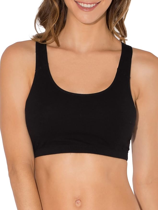 Fruit of the Loom Women's Cotton Tank Bra for Women - Ultimate Comfort & Breathable Fit