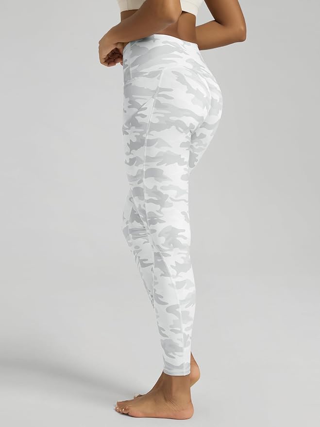ODODOS Women's High Waisted Yoga Leggings with Pockets, Tummy Control Non See Through Workout Athletic Running Yoga Pants