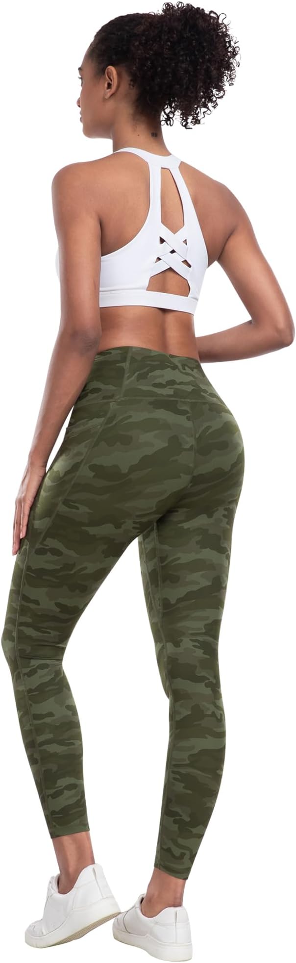 LZYVOO Leggings with Pockets for Women, 6 Packs Soft High Waisted Tummy Control Workout Yoga Pants