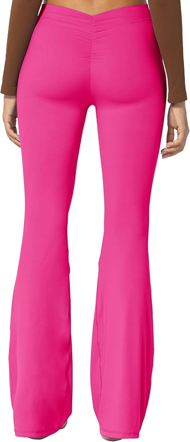 Sunzel Flare Leggings, Crossover Yoga Pants with Tummy Control, High-Waisted and Wide Leg