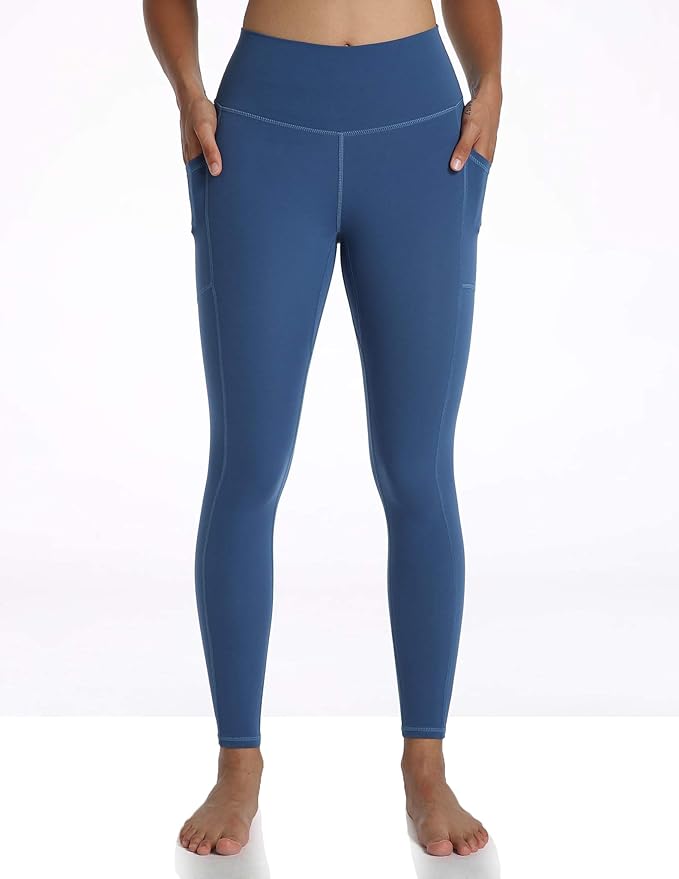 Colorfulkoala Women's High Waisted Yoga Pants 7/8 Length Leggings with Pockets