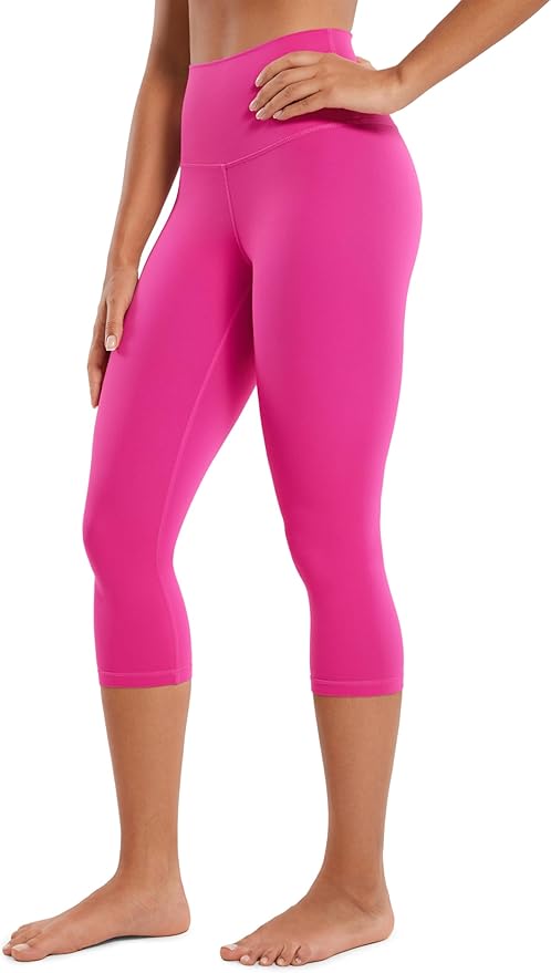 CRZ YOGA Butterluxe Yoga Capris Leggings 19'' - High Waisted Workout Buttery Soft Athletic Lounge Womens Crop Pants