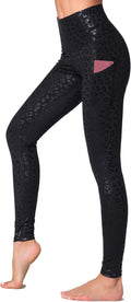 Dragon Fit High Waist Yoga Leggings with 3 Pockets,Tummy Control Workout Running 4 Way Stretch Yoga Pants