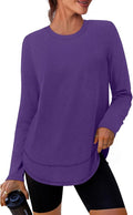 XIEERDUO Women's Workout Tops Long Sleeve Quick Dry Shirts for Hiking Running S-3XL