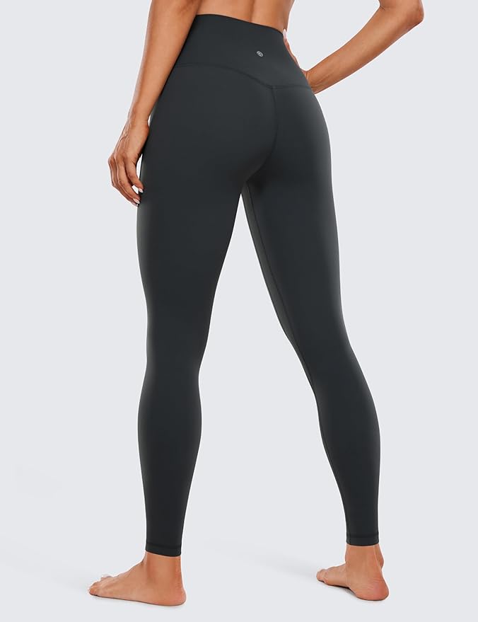 CRZ YOGA Womens Butterluxe High Waisted Yoga Leggings 28" - Double Seamed Buttery Soft Comfy Athletic Gym Workout Pants