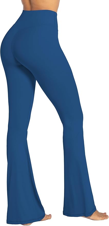 Sunzel Flare Leggings, Crossover Yoga Pants with Tummy Control, High-Waisted and Wide Leg