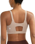 RUNNING GIRL Sports Bra for Women High Support, Molded Cup High Impact Sports Bras with Sewn in Pads