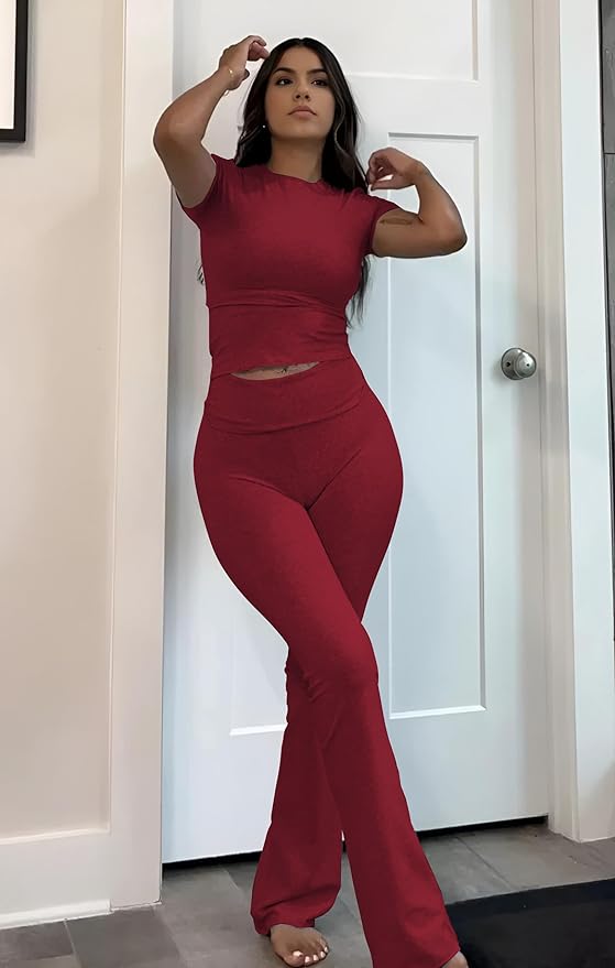 Nimsruc Two Piece Lounge Sets For Women Summer Outfits