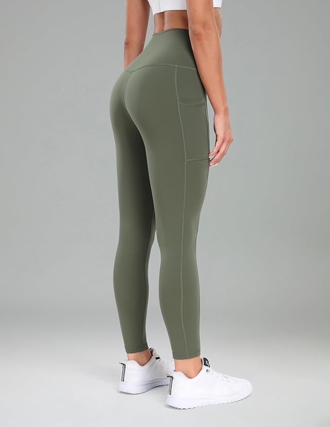 Colorfulkoala Women's High Waisted Yoga Pants 7/8 Length Leggings with Pockets