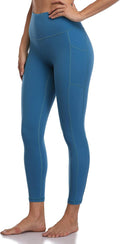 Colorfulkoala Women's High Waisted Yoga Pants 7/8 Length Leggings with Pockets