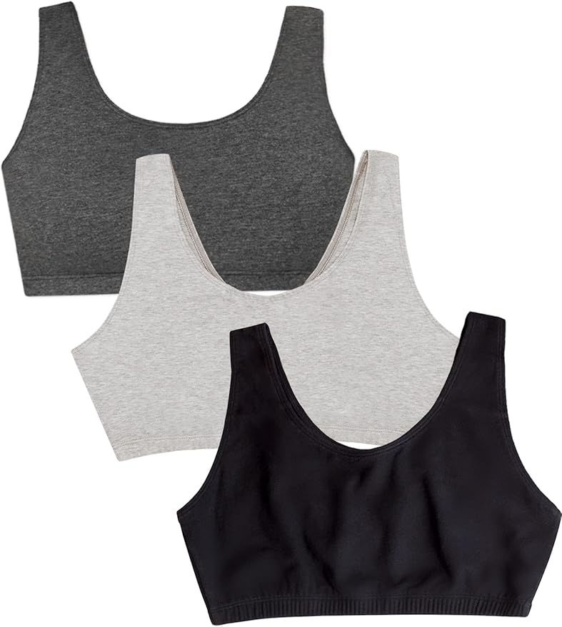 Fruit of the Loom Women's Cotton Tank Bra for Women - Ultimate Comfort & Breathable Fit