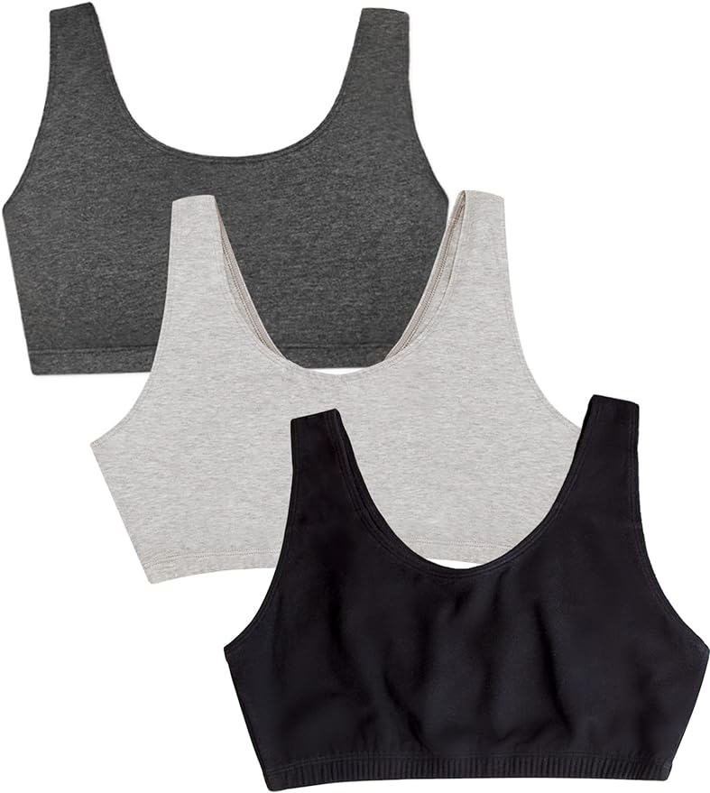 Fruit of the Loom Women's Cotton Tank Bra for Women - Ultimate Comfort & Breathable Fit