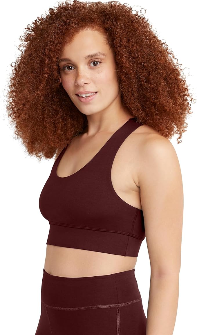 Hanes Womens Hanes Originals Women's Longline Sports Bra