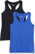 Amazon Essentials Women's Active Quick Dry Tech Stretch Racerback Scoop Neck Tank Top, Multipacks