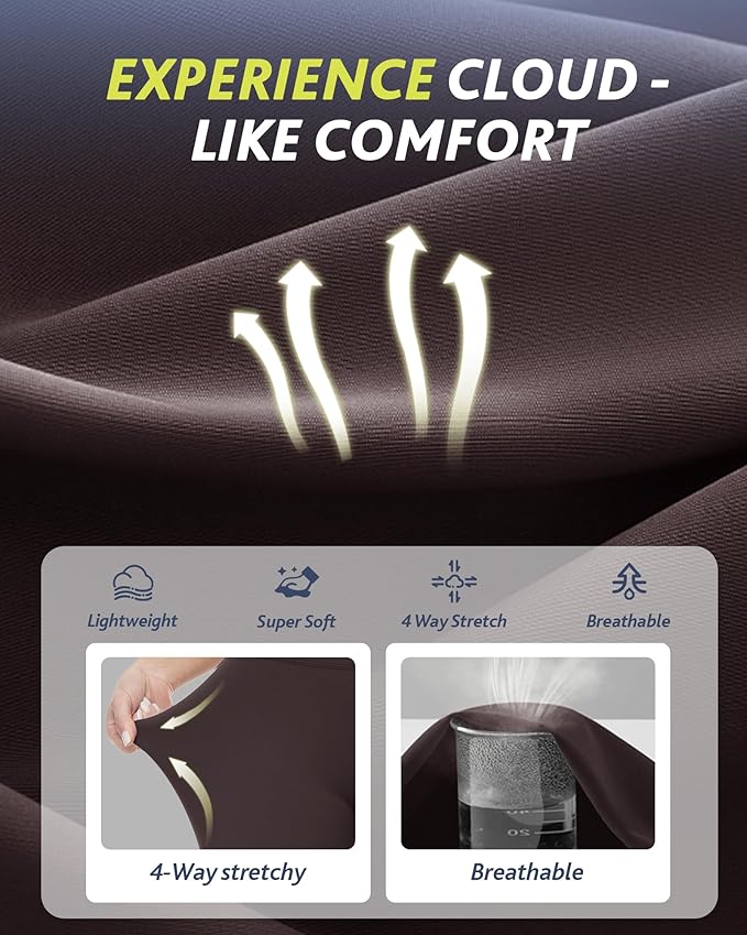 CAMPSNAIL 4 Pack Leggings for Women - High Waisted Tummy Control Yoga Pants for Workout Gym Black Leggings Plus Size Dance