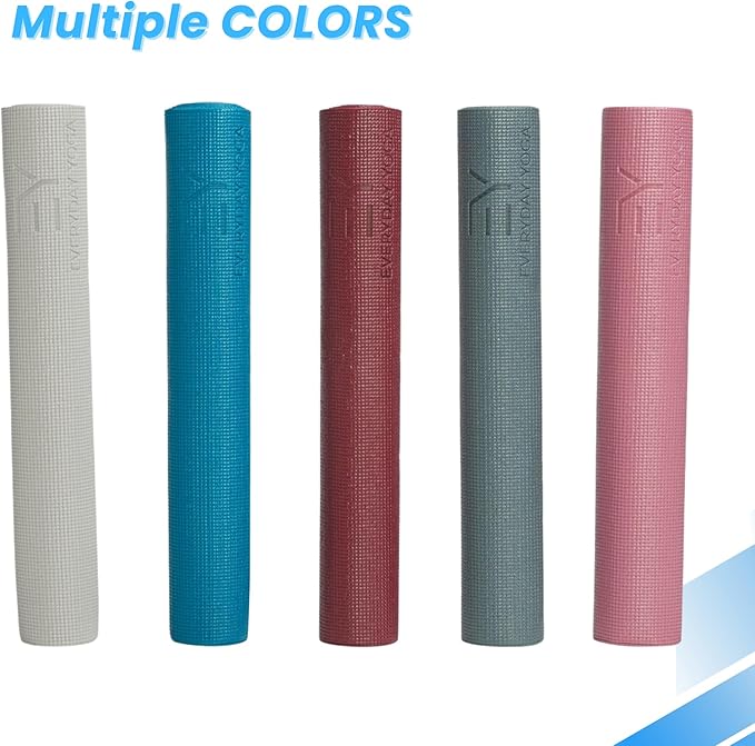𝗘𝘃𝗲𝗿𝘆𝗱𝗮𝘆 𝗬𝗼𝗴𝗮 Mat Premium Edition, Non-Slip Exercise & Fitness Mat - Eco-Friendly, Anti-Tear, 3-5mm Thickness for Yoga, Pilates & Floor Workouts
