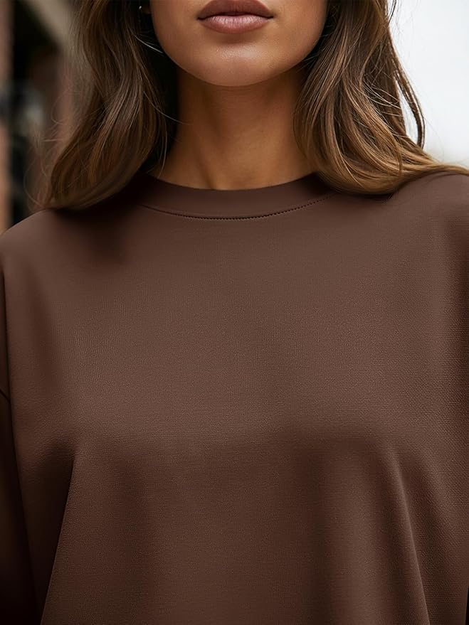 Trendy Queen Womens Spring Tops Oversized Long Sleeve T Shirts 2026 Basic Tee Fall Casual Workout Y2K Clothes
