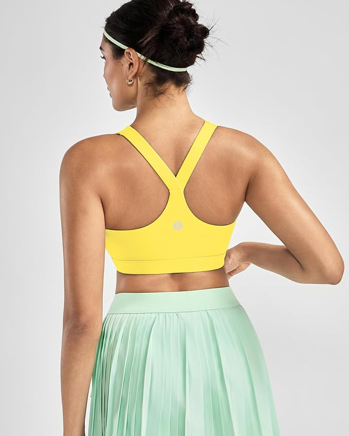 RUNNING GIRL Sports Bras for Women, Molded Cup High Impact Sports Bra Workout Bras for Women High Support Racerback