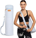 UDANA Yoga Mat Bag – Heavy Duty Canvas Carrier with 3 Pockets & Full Zip – Available in 3 Sizes (16L, 18L, 34L) - Multiple Colors