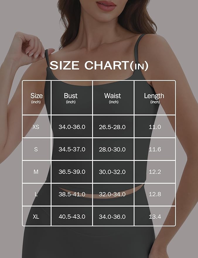 Ieumaz Strappy Crop Top for Women Scoop Neck Longline Gym Workout Sports Bras Built in Removable Pads Yoga Camisole Tank Top