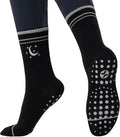 CoolMate Pilates Socks with Grips for Women, Yoga Socks, Crew Non Slip Women for Barre, Pilates Gifts for Women