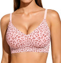 Vertvie Womens Seamless Jelly Bras No Underwire Comfort Push Up Bras Buttery Soft Wireless Bralette Full Coverage Sports Bra
