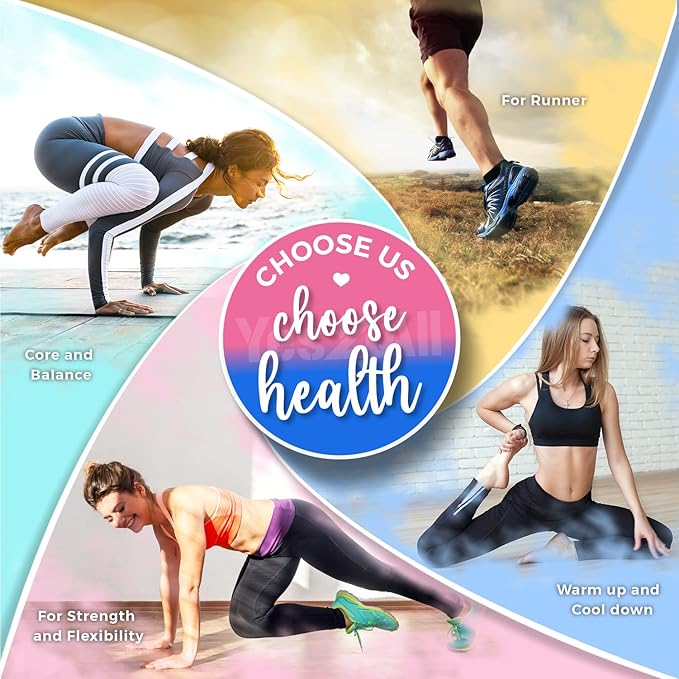 Yes4All EVA Firm Foam Rollers for Yoga & Pilates, Available in 12, 18, 24, 36 inch, Yoga Roller for Massage, Stretching, Core Strengthening