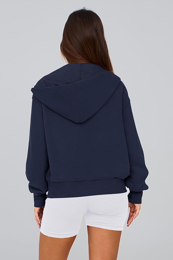 PRETTYGARDEN Hoodies for Women Sweatshirt Zip Up Hoodie Fall Fashion 2026 Trendy Long Sleeve Jackets Winter Clothing Outfits