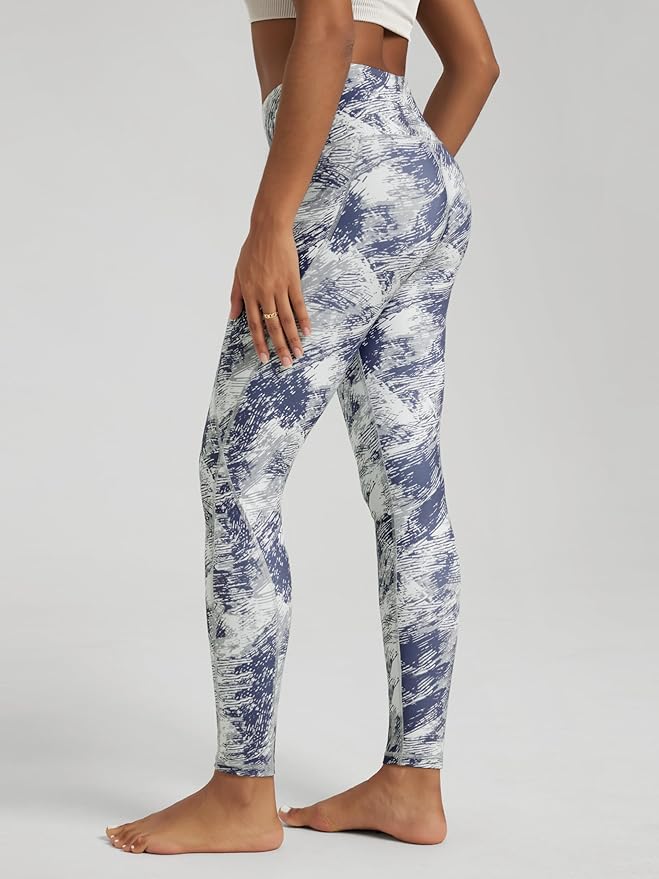 ODODOS Women's High Waisted Yoga Leggings with Pockets, Tummy Control Non See Through Workout Athletic Running Yoga Pants