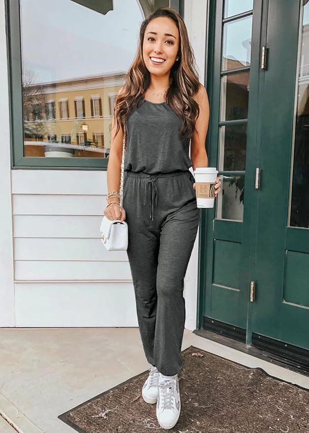PRETTYGARDEN Women's Two Piece Outfit Sets Casual Summer Sleeveless Matching Lounge Wear Spring Travel Clothes Tracksuit