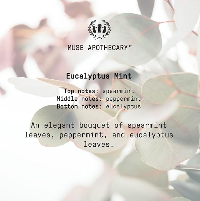 Muse Apothecary Yoga Ritual - Aromatic and Refreshing Yoga Mat Cleaner, 8 oz, Infused with Essential Oils - Eucalyptus Mint