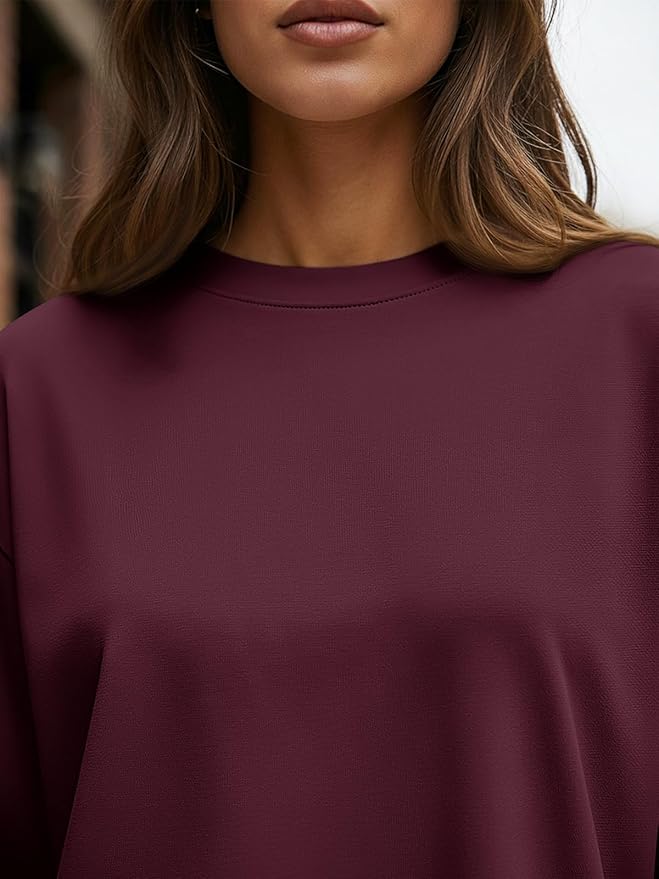 Trendy Queen Womens Spring Tops Oversized Long Sleeve T Shirts 2026 Basic Tee Fall Casual Workout Y2K Clothes