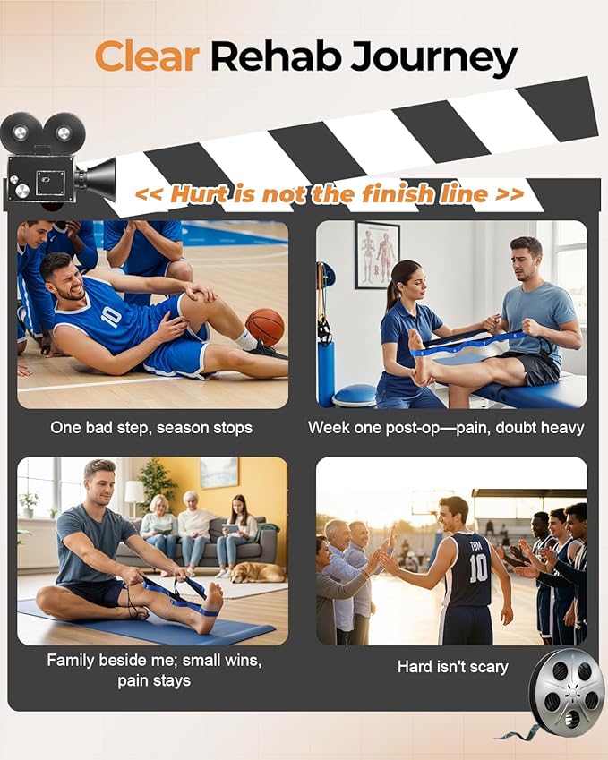 Trideer Stretching Straps with Loops, Non-Elastic Yoga Straps for Stretching, Durable Nylon Exercise Bands with Loops for Physical Therapy Flexibility, Yoga,Hamstring Leg Stretcher with Guidance
