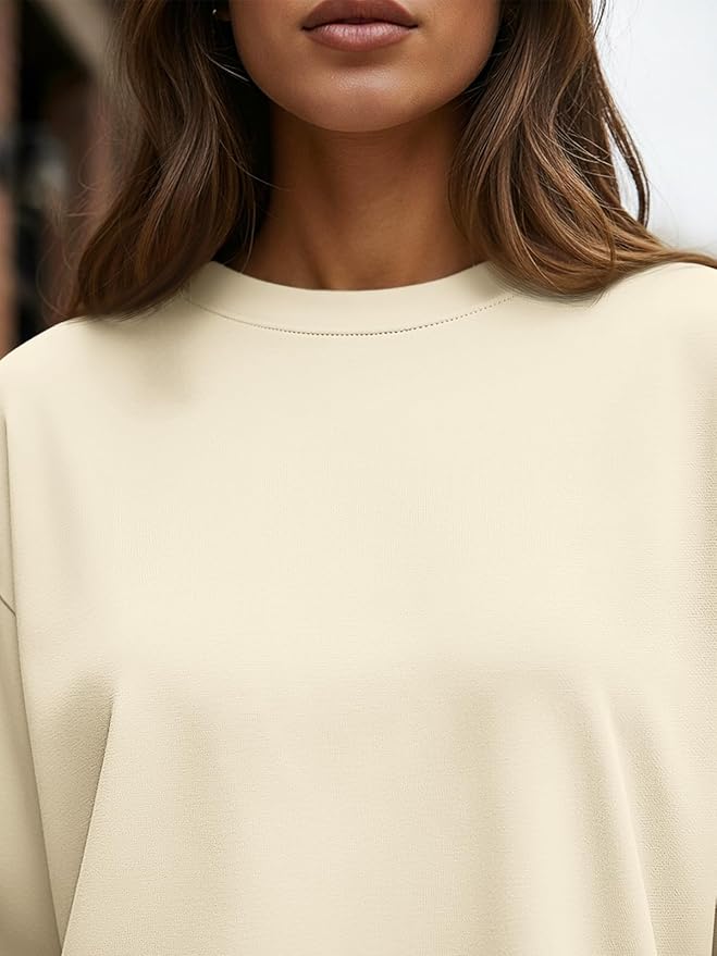 Trendy Queen Womens Spring Tops Oversized Long Sleeve T Shirts 2026 Basic Tee Fall Casual Workout Y2K Clothes