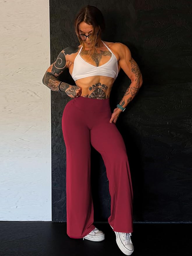 YEOREO Workout Leggings Womens No Front Seam Straight Leggings 29"/ 31.5"/ 33"/ 35" High Waist Buttery Eddiy Gym Yoga Pants