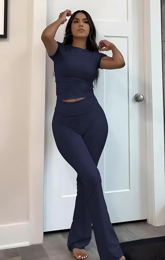 Nimsruc Two Piece Lounge Sets For Women Summer Outfits