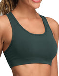 Oalka Women's Racerback Sports Fitness Support Workout Running Bras