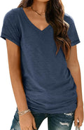 AUTOMET T-Shirts Short Sleeve V Neck Tees Tops for Women Fashion Trendy Lightweight Soft Casual Summer Outfits Clothes 2026