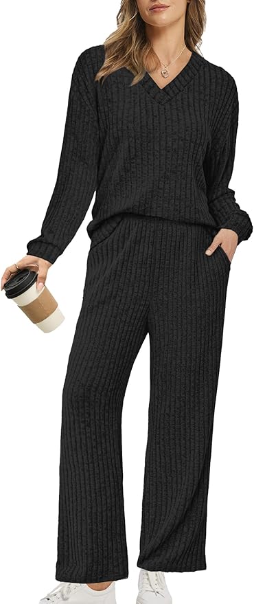 RUMIA Lounge Sets for Women 2026 Vacation Matching Track Suits Sweater Fall Outfits (S-2XL)